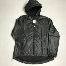 Adidas Windbreaker Training Hooded Jacket Women’s SZ M Black DP2408 NWT