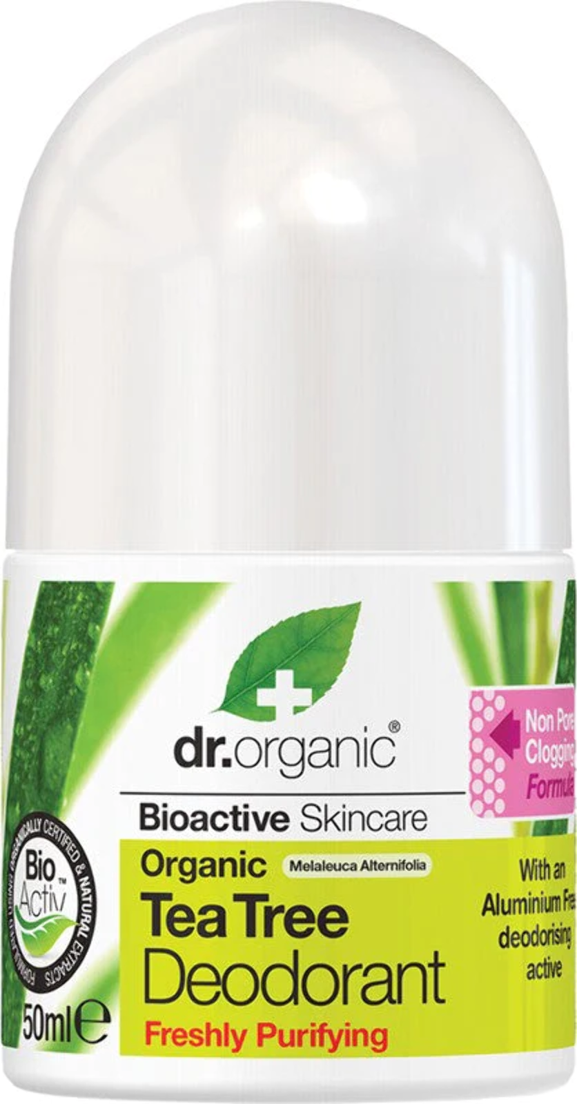 Dr Organic Roll On Deodorant Organic Tea Tree 50ml Ebay Australia 
