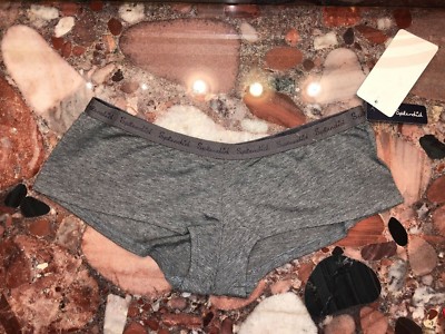 NWT Splendid Intimates Essential Gray Soft Girlshort BoyShorts Panties  Women's M