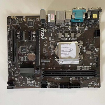 Ddr4 Boost Msi H410m Pro Matx Motherboard For MSI H410M PRO-C