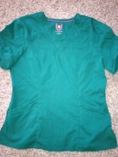 Woman's Urbane Small Scrub Top Green