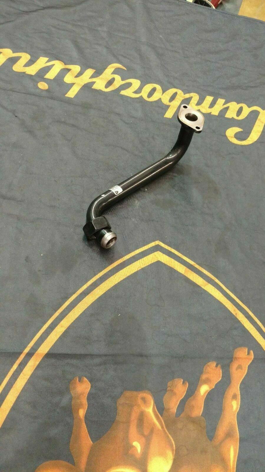 LAMBORGHINI AVENTADOR LP700 LP720 REAR OIL COOLER PIPE LINE HOSE OEM 470115655 
