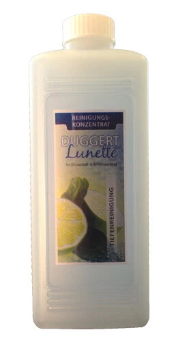 DUGGERT LUNETTE Reinigungskonzentrat 500ml zum Nachfüllen für Ultraschallbad und Brillen