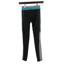 Kyodan Girls Womens High Waist Legging Multicolor Black Aqua Blue Medium M 