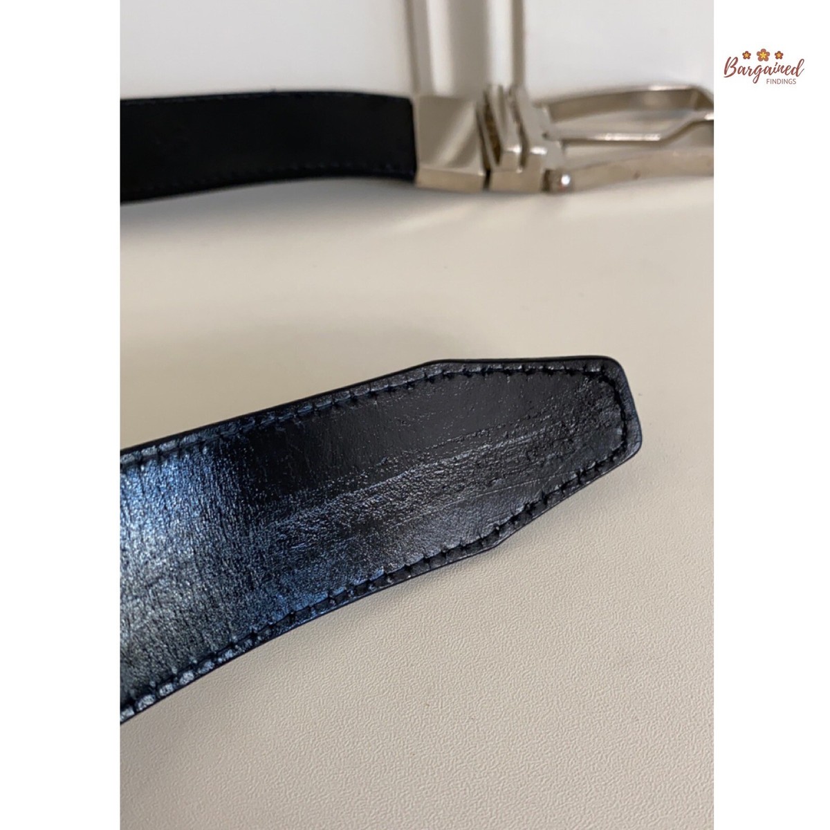 Louis Vuitton Damier Infini Boston Belt 36 Inches Black Louis Vuitton Black Damier Infini Leather Belt 90/36 main image 4