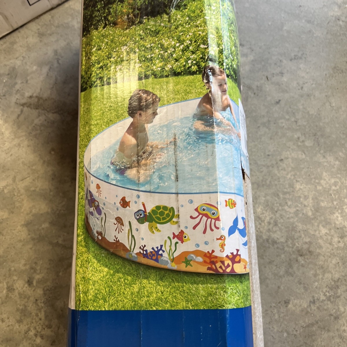 kiddie pool summer waves