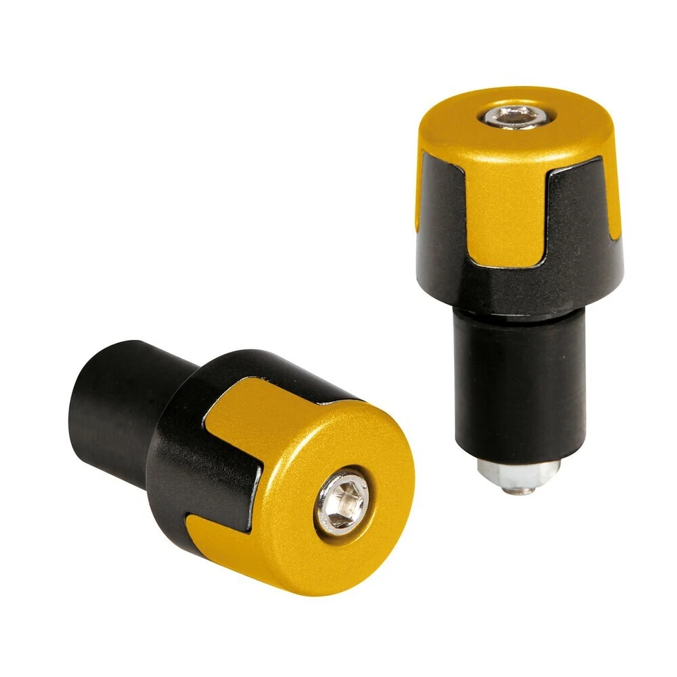 2X STABILIZZATORI MANUBRIO MOTO UNIVERSALI CONTRAPPESI BILANCIERI ORO 200 GRAMMI - Immagine 2 di 2