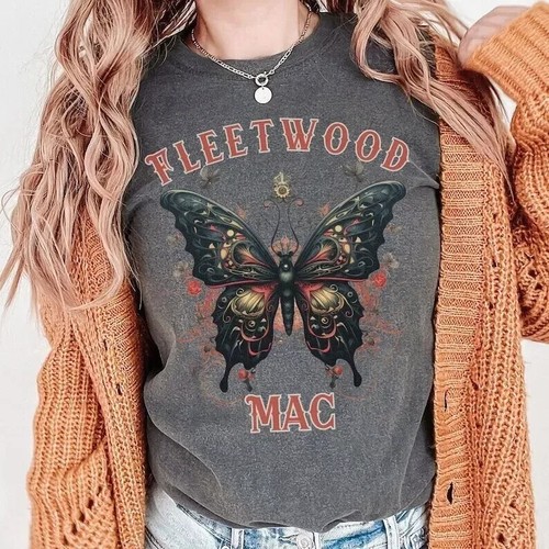 Fleetwood Mac Stevie Nicks T-Shirt Classic Rock Années 70 Tee Toutes Tailles pour Fan