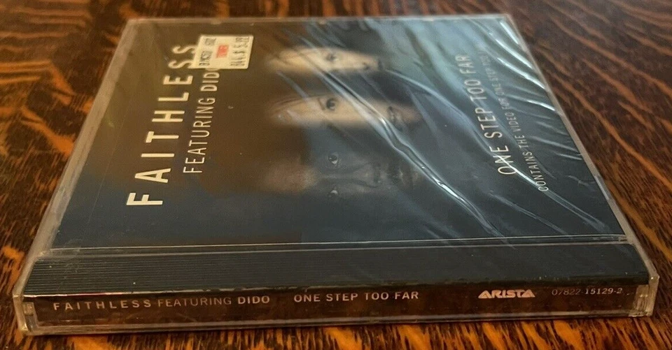 SEALED CD~ FAITHLESS-FEATURING DIDO~ONE STEP TOO FAR~HYPE STICKER~NEW OLD STOCK - Imagem 2 de 4
