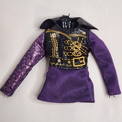 Disney Descendants 2 Mal Malificent Doll Under The Sea Purple Long Sleeved Shirt