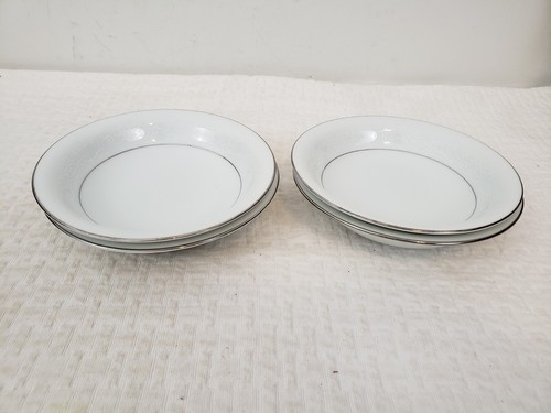 (Ag4) Noritake China Whitehall 6115 Fruit Dessert Sauce Bowl 5.5" Japan Set of 4 - Picture 3 of 7