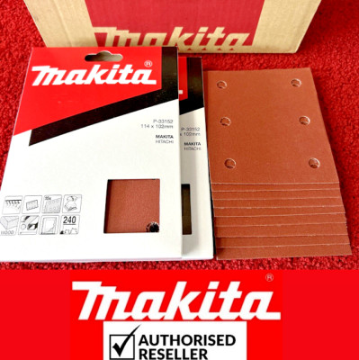 20Makita 240er-Körnung 114 mm x 101-1/4'' Handflächenschleifer Schleifblätter BO4554 BO4555 BO4561