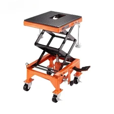 Hydraulic Motorcycle Lift Table, 350 LBS Motorcycle Scissor Jack Lift Hydraulic