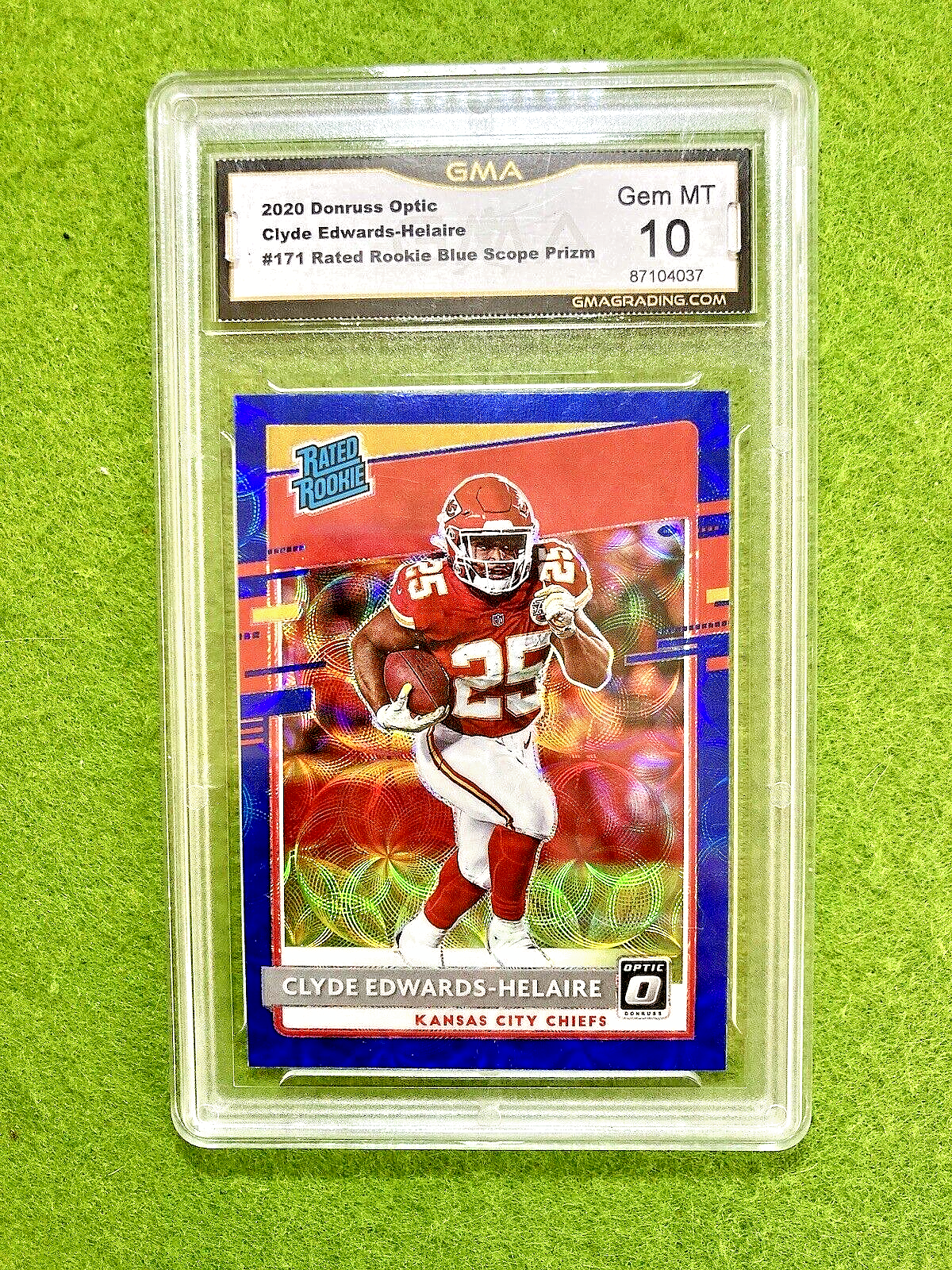 Clyde Edwards Helaire GMA 10 PRIZM RATED ROOKIE CARD RC 2020 Optic MAKE AN OFFER