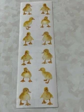 MRS. GROSSMAN'S STICKERS 1 SHEET EASTER DUCKS ***NOT IN PACKAGE***SINGLE SHEETS