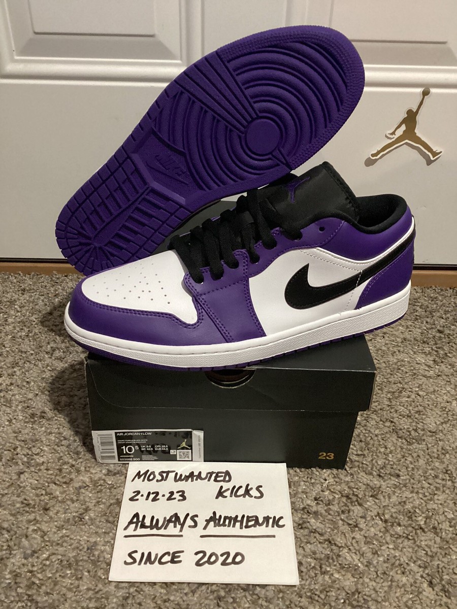 DS 2020 Nike Air Jordan Retro Low Court Purple Men’s Sz