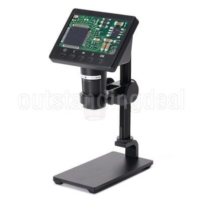 HAYERA HY-1030 1000X 4.3'' HD LCD Digital Microscope Continuous Magnifier os67