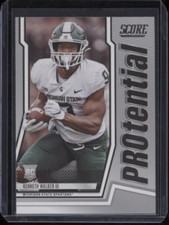 2022 Score Kenneth Walker III PROtential Insert Rookie Card #P-KW Seahawks A-30. rookie card picture
