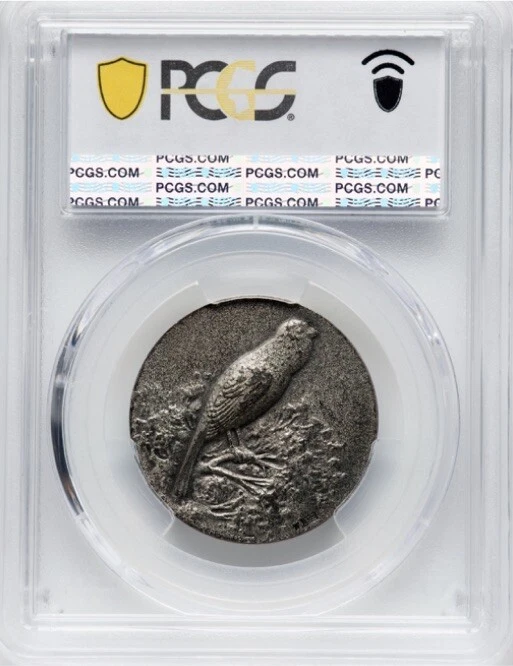 Switzerland 1961 Matte 0.925 Silver Medal, Confederation Winterthur-Parus, PCGS - Image 4 of 4