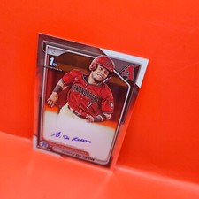 2024 BOWMAN CHROME #CPA-ADC 1ST BOWMAN ADRIAN De LEON AUTO ARIZONA D-BACKS