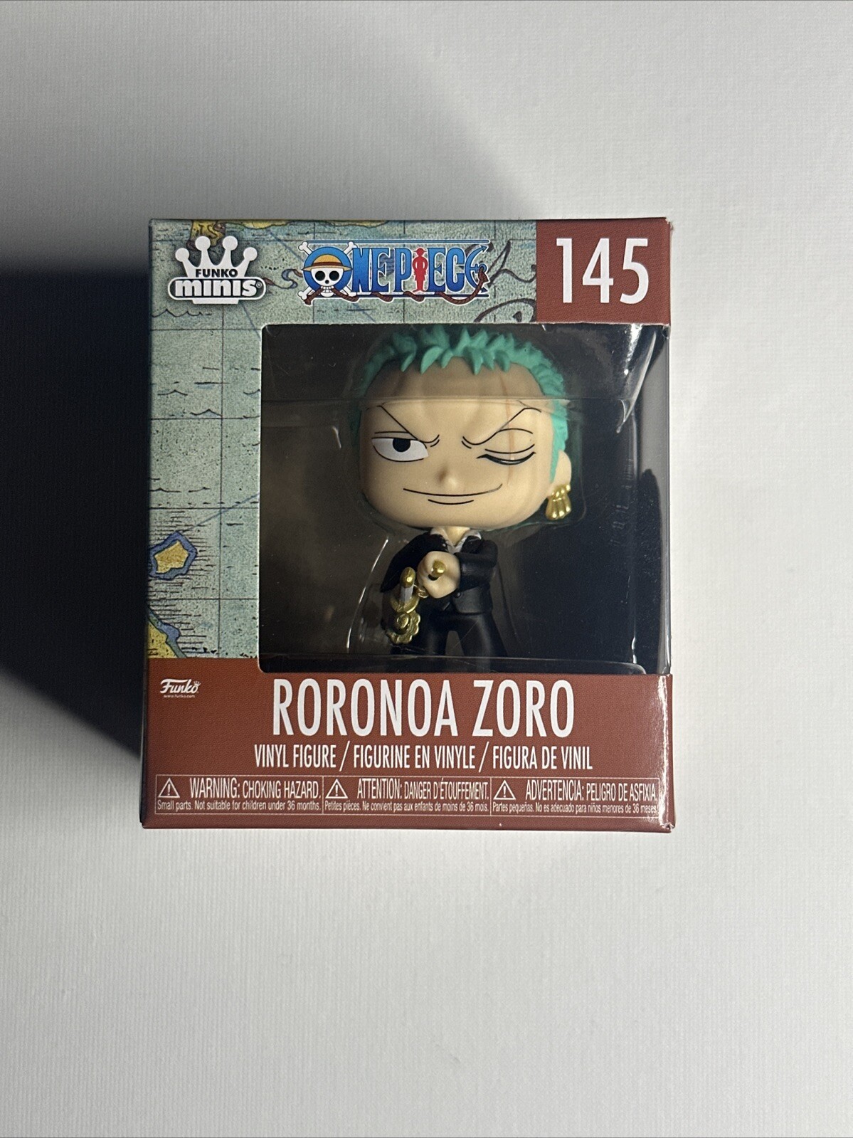 Funko Minis One Piece Roronoa Zoro 145 Vinyl 2.5 Inch Collectible Figure New Sealed