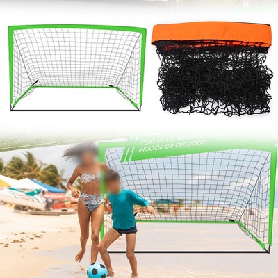 Complete Soccer Goals for Youth Training with Heavy Duty Ground Stakes
