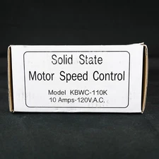 Solid State Motor Speed Control - Model KBWC-110K 10A 120V.A.C