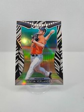 2019 PANINI PRIZM BASEBALL JUSTIN VERLANDER #164 ZEBRA PRIZM REFACTOR #31/99
