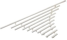 Stainless Steel T Bar Pull Handle Cabinet Door Kitchen Drawer Hardware 2" - 24"