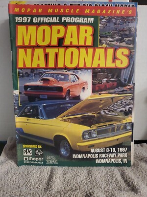 Mopar Muscle Magazine 1997 Mopar Nationals Official Program  - Aug 8-10, 1997