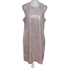 Michael Kors Pink Sequin Bodycon Mini Dress NWT Size Large Sequin Cocktail Dress