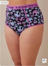 Torrid Disney Nightmare Before Christmas Jack High Waist Panty Plus Size 1
