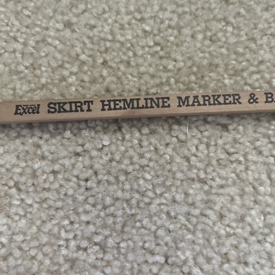1950's Excel Skirt Dress Chalk Hemline Marker Basting Set Muncie IN USA Sewing