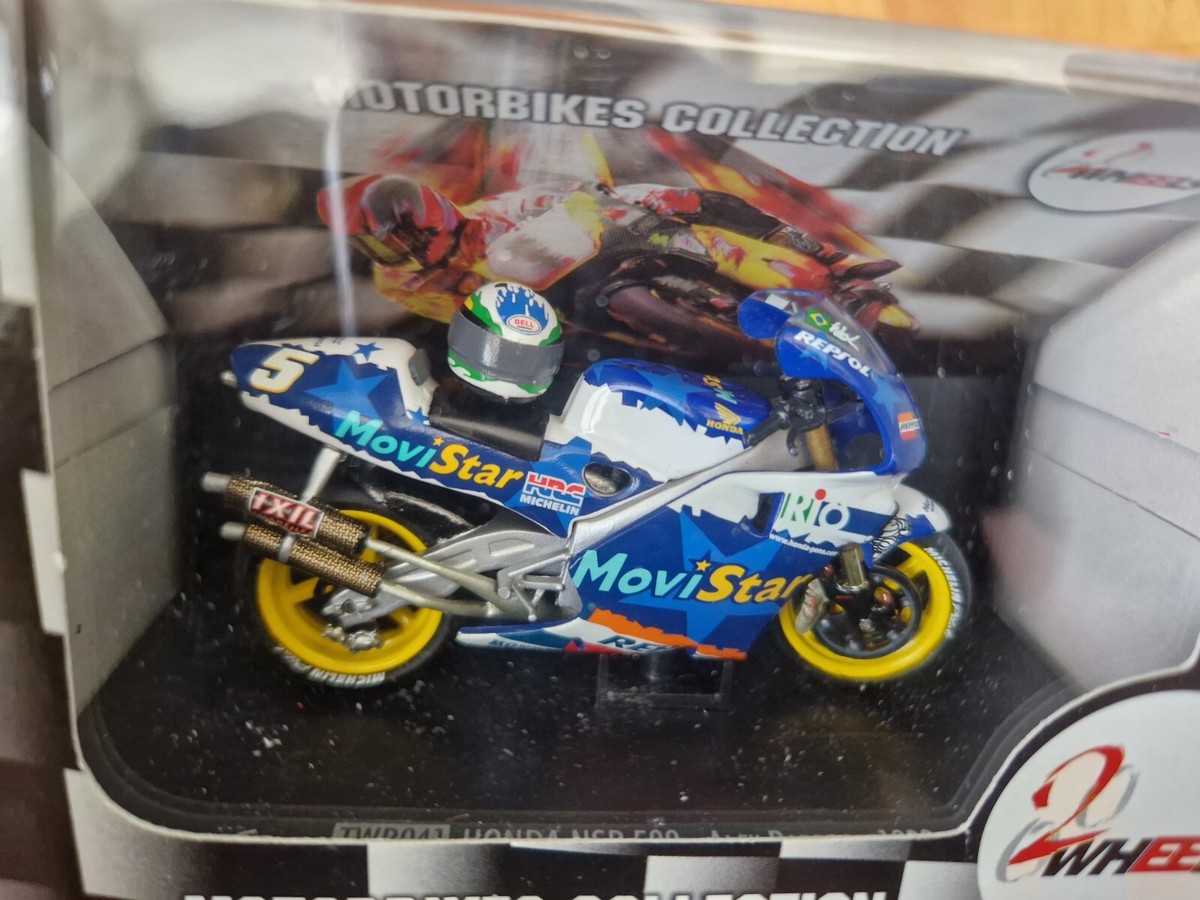 VITESSE 1/24 HONDA NSR500 MOVISTAR ALEX BARROS #5 1999 MOTO GP