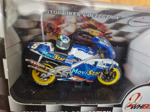 VITESSE 1/24 HONDA NSR500 MOVISTAR ALEX BARROS #5 1999 MOTO GP MOTORCYCLE TWR041 - Picture 2 of 3