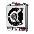 3 ROW RADIATOR SHROUD FAN For 92-2000 HONDA CIVIC D15 D16 EK EG Acura INTEGRA