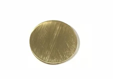 1/8" Brass 260 Plate Round Circle Disc 1.5" Diameter (.125")