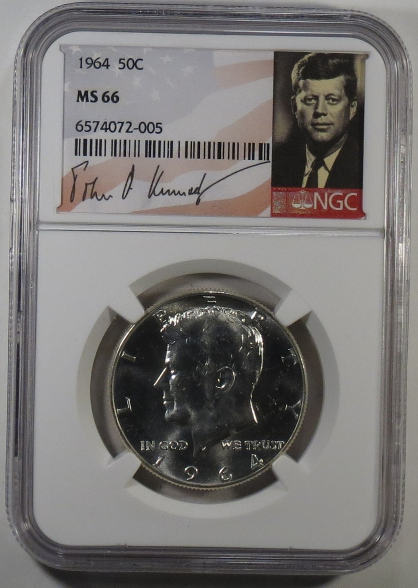 1964 Kennedy Half Dollar - NGC MS66 | eBay