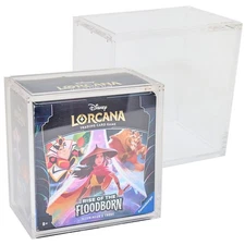 Acrylic Display Case for Disney Lorcana Trove Box Premium Magnetic Top 6mm