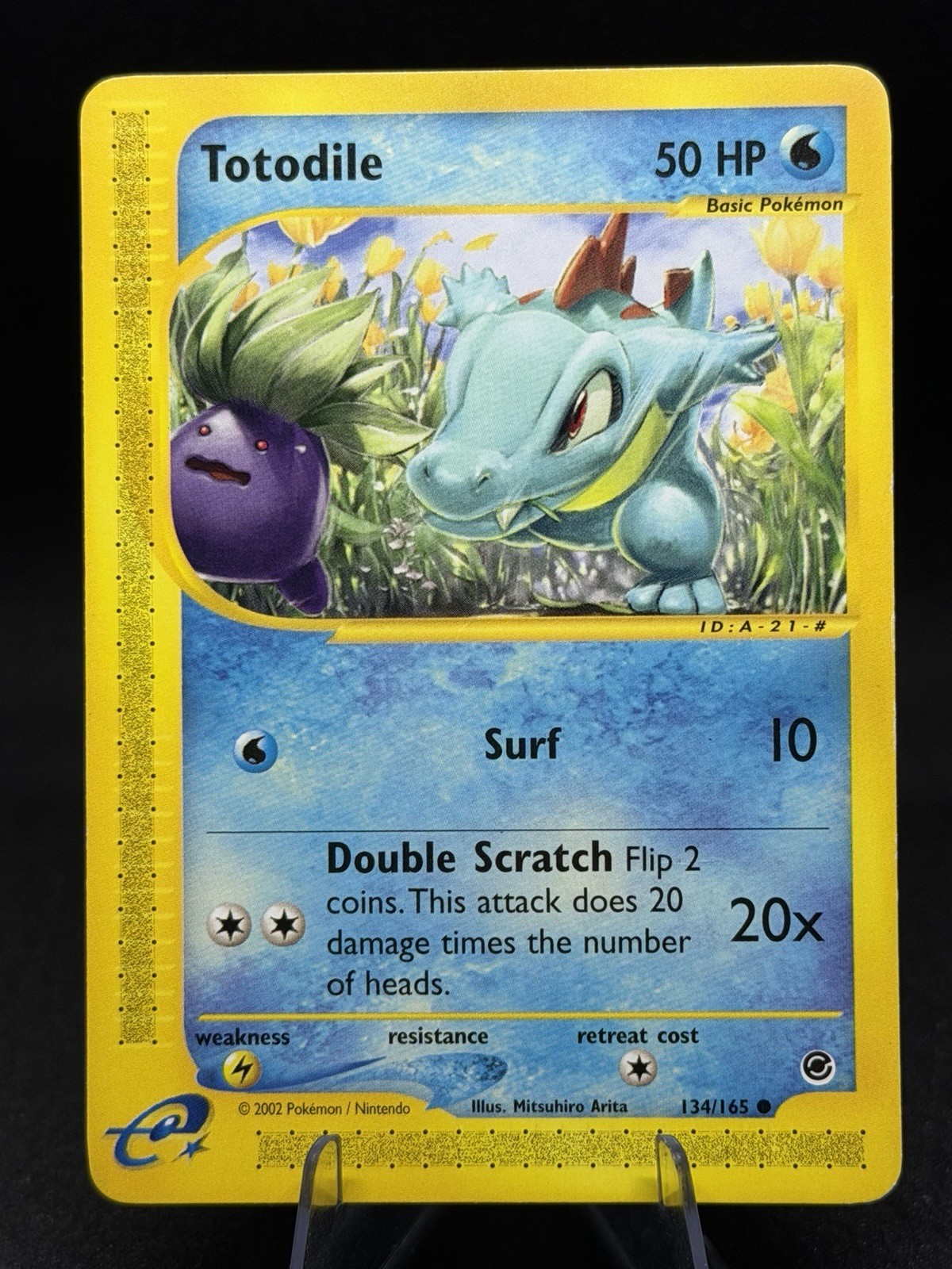Totodile 134/165 Expedition Base Set Vintage NM/LP Pokémon TCG WOTC