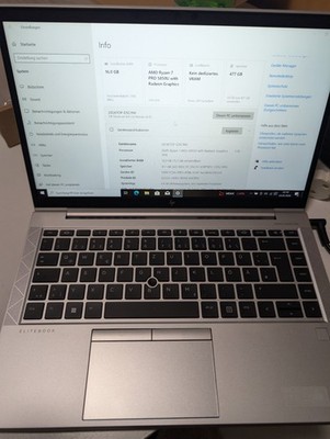 HP EliteBook 845 G8 Ryzen 7 Pro 5850U, 16GB RAM, 512GB SSD Win 11 Pro
