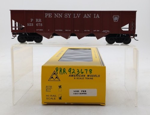 Tolva de 4 bahías American Models 3458R escala S PRR #923678 LN/caja | Zustand: Used