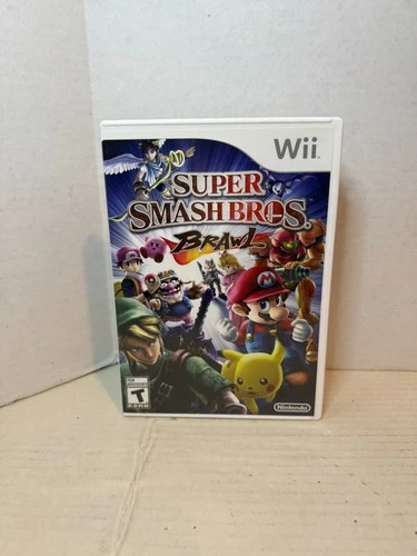 Super Smash Bros. Brawl (Nintendo Wii, 2008) Video Game Complete CIB with Manual