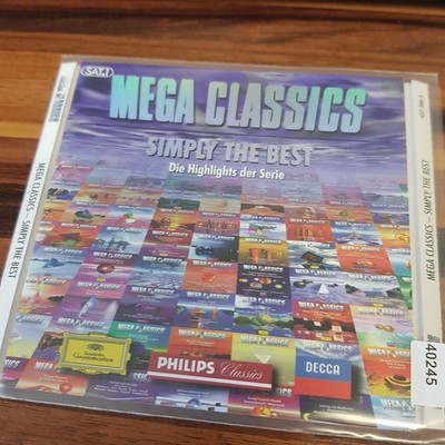 VARIOUS mega classics - simply the best VG+/EX (CD Album, Klassik, DG)