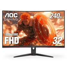 AOC C32G2ZE 32" FHD 1920x1080 VA 0.5ms 240Hz Curved Frameless Gaming Monitor
