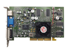 AGP card ATI R200 Fire GL 64MB 4X 109-85700-00 PN: 1028570703 Dell 4Y905 04Y905