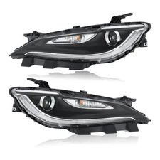 Labwork Left+Right Headlight For Chrysler 200 2015-2017 Halogen W/LED DRL Pair