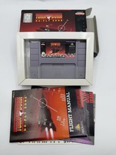 Turn and Burn No-Fly Zone SNES Complete In Box CIB Super Nintendo