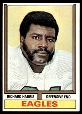 1974 Topps Richard Harris Football Cards #216