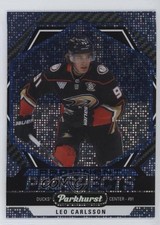 2023-24 Upper Deck Parkhurst Prominent Prospects Blue 22/25 Leo Carlsson 1lr9